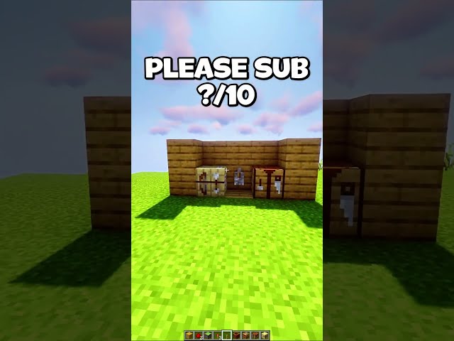 Crafting Switcher in Minecraft! #story #tutorial #shorts