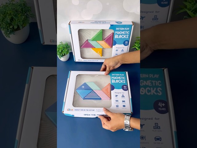 Magnetic blocks #returngifts #magneticfun #kidsactivities #learningisfun #whaleblocks #shorts