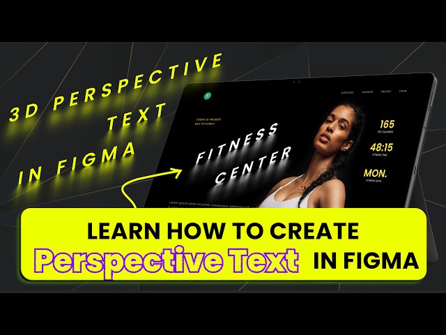 Figma Isometric Text Effect | Easy Isometric & Perspective Text