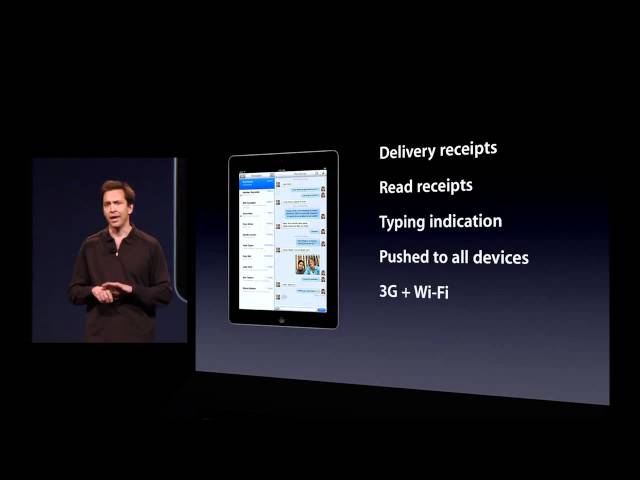 Apple iOS5 - iMessage - 2011 WWDC Keynote