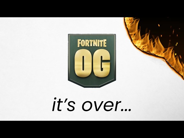 Epic Just Killed Off Fortnite OG…