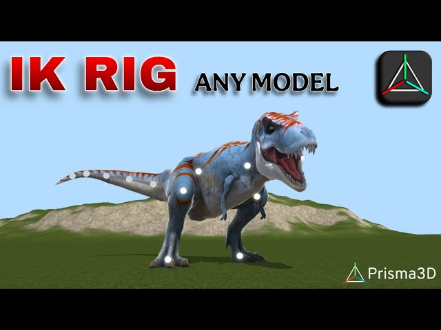 How to use Ik armature on any Rig . Tips . Prisma 3d (3.3.7)