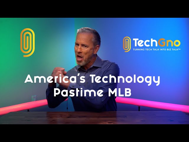 America's Technology Pastime MLB ⚾ 🇺🇸
