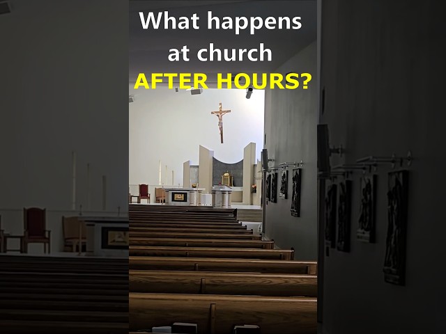 Craziest security camera footage from our church!