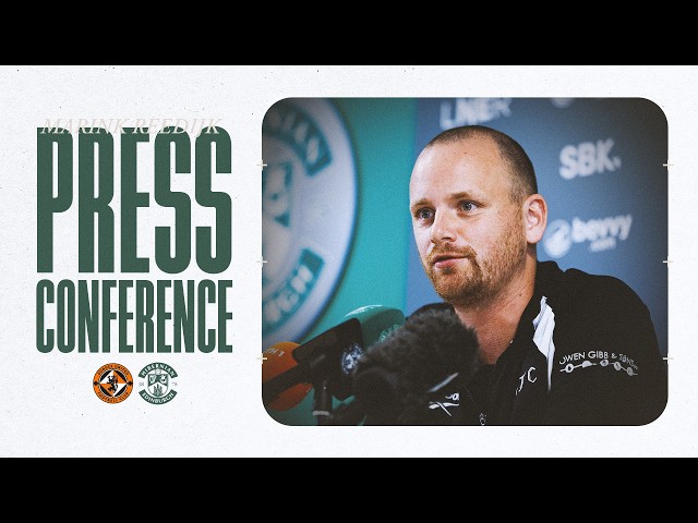 Marink Reedijk's Press Conference | Dundee United v Hibernian