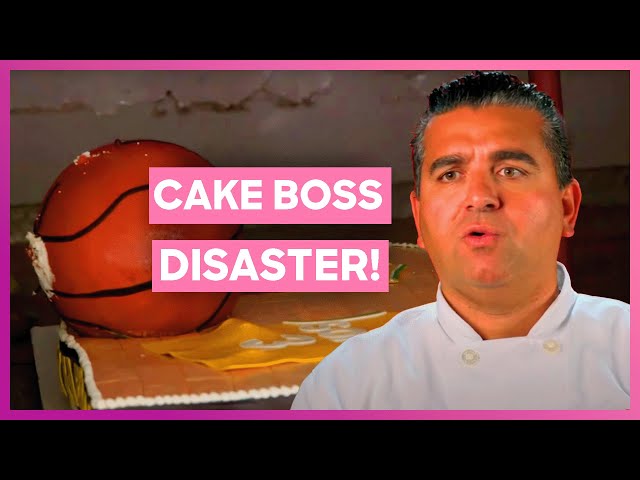 Buddy's Basketball Cake FALLS APART While Being Transported! | Cake Boss