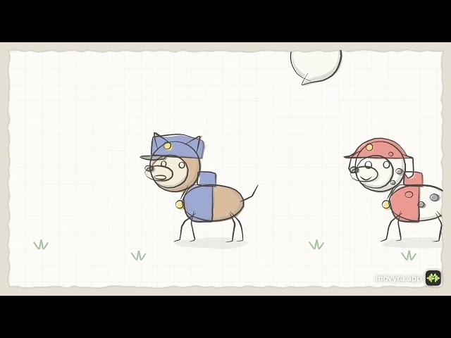 Rescue Pups & Kitten 🐶🐱 | Animated Line-Art Story Made with Movyra AI