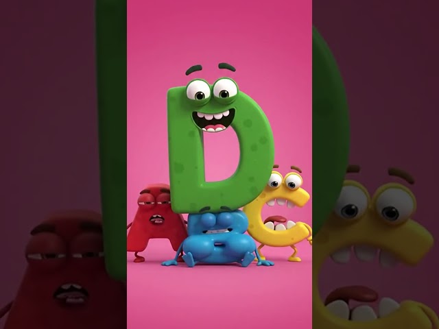 Funny abc song shorts & colourfull alphabet charector #abcdshortstips #alphabetsong #abcletters #abc