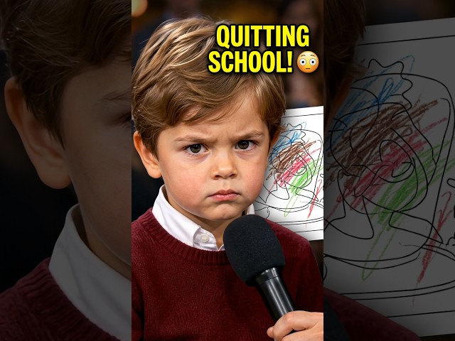 He refused to go back to school after seeing this 😳 #kids #funny