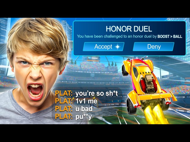I 1v1ed Toxic Players and made them rage... (Rocket League)