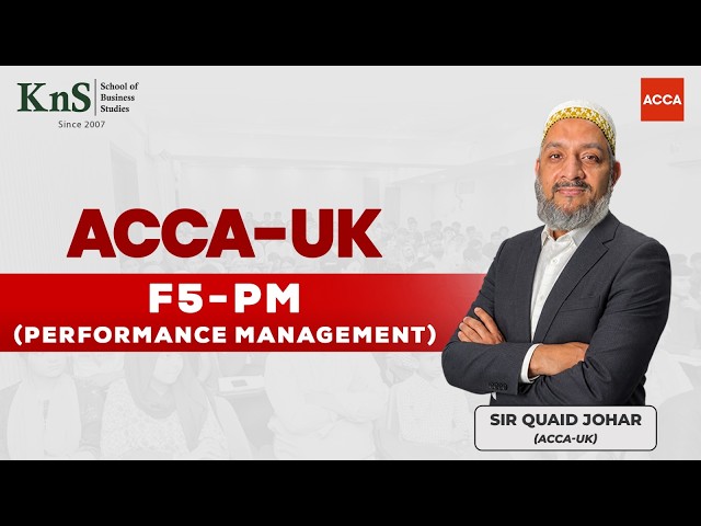 KnS | ACCA - UK| F5 | PM|Multiple limiting factors & linear Programming-Cosmetic |By Sir Quaid Johar