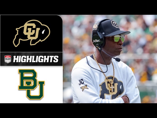 Colorado Buffaloes vs. Baylor Bears | Full Game Highlights | ESPN College Football