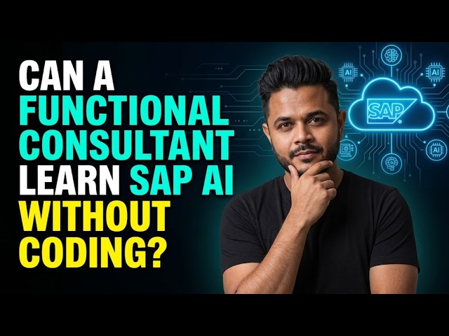 Can a Functional Consultant Learn SAP AI Without Coding? | ZaranTech