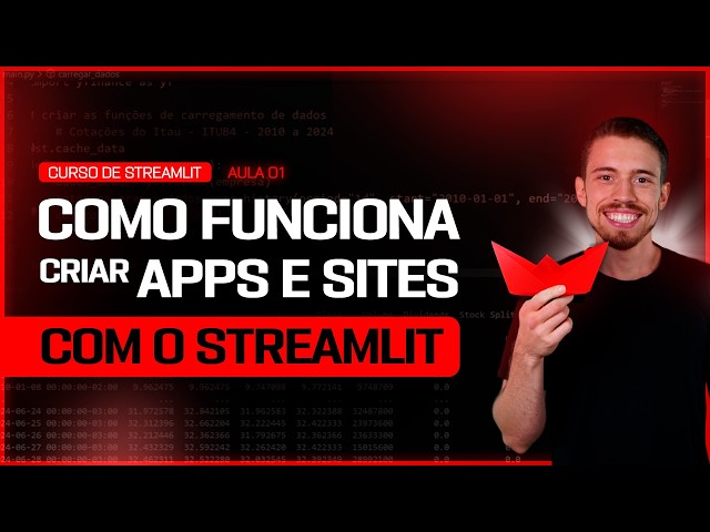 Streamlit Course - Lesson 1 - How to Create Apps and Websites with Streamlit