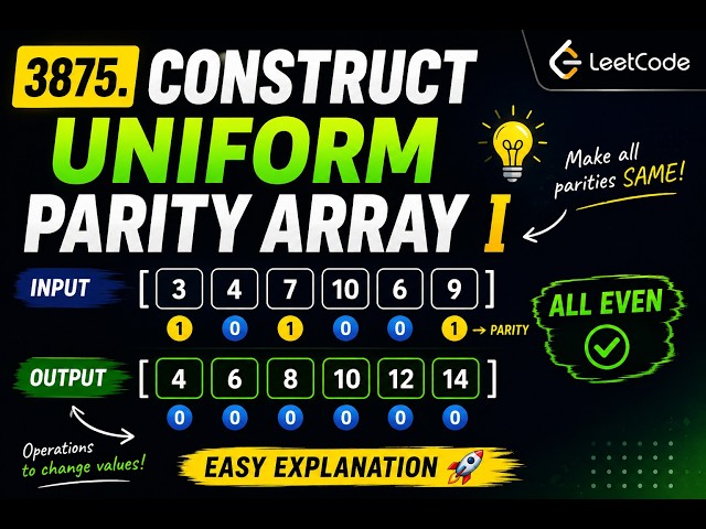 3875. Construct Uniform Parity Array I