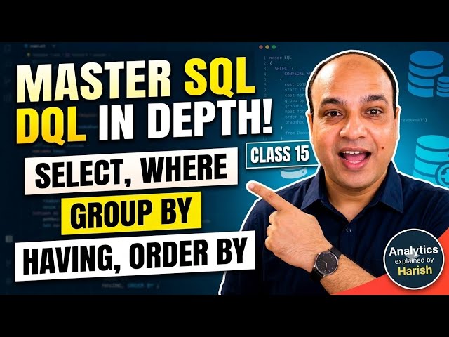 SQL Queries Finally Explained! 🔥 Master SELECT, WHERE, JOINS, GROUP BY & HAVING | Class 15