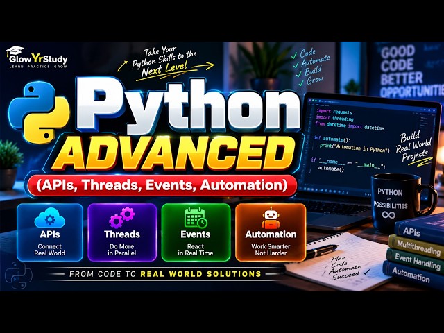 Complete Python Advanced - (APIs, Threads, Events, Automation)