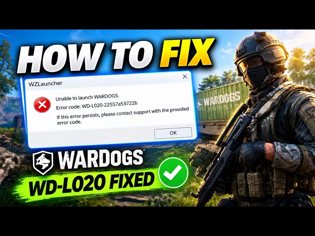 How To Fix WARDOGS Error Code WD-L014 (Fast Method)