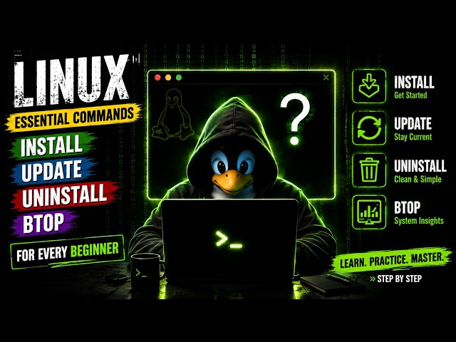 New to Linux? Learn These 4 Essential Commands NOW! 😱| IN HINDI