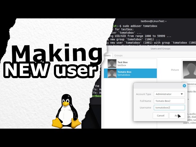 Make new Linux user in few ways + more [11.09.2026] [English]