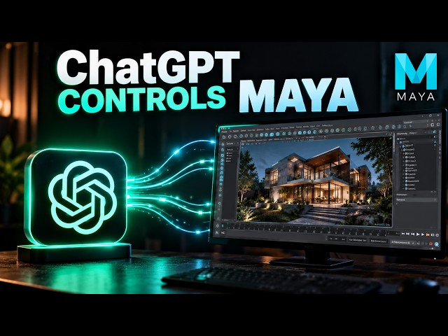 I Connected ChatGPT to Maya Using MCP 🤯