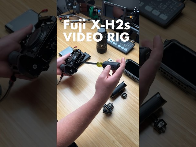 Let’s rig up a #fujifilm X-H2s for some video! #atomos #smallrig