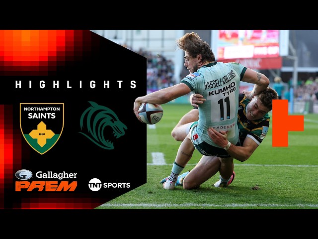 INTO THE FINAL! 🏆 | Northampton Saints vs Leicester Tigers | Gallagher PREM Rugby Highlights