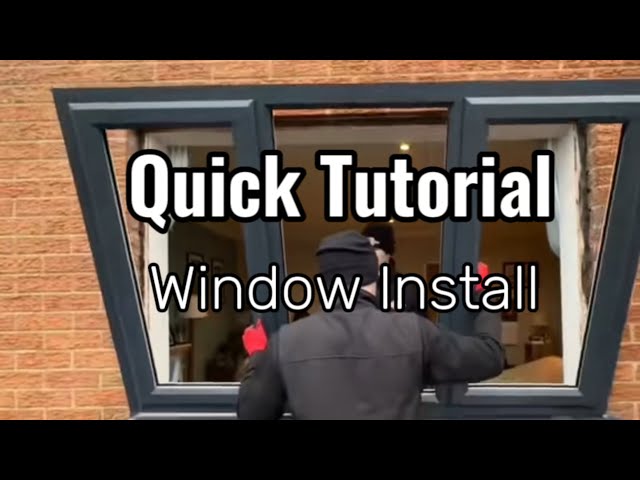 How to install uPVC Window - (Quick tutorial)