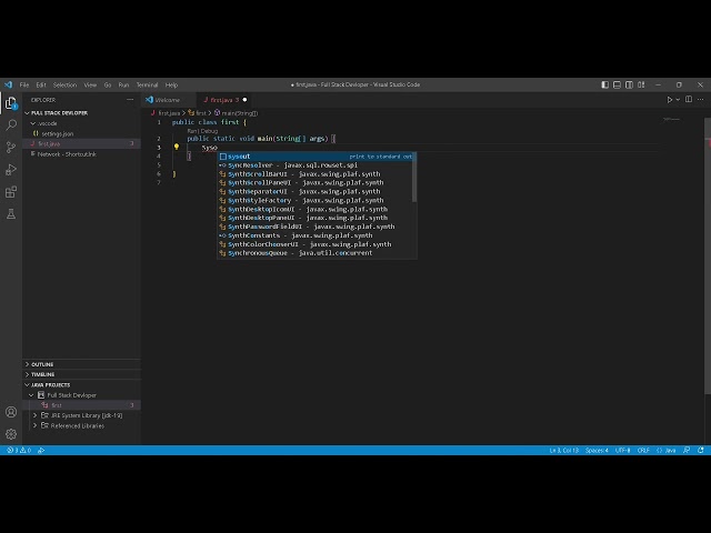 First Java Program | Java Hello World program | How to Compile & Run Java Program