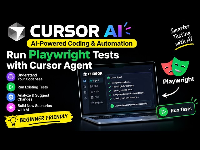 Cursor AI + Playwright | Use Cursor Agent for Test Automation