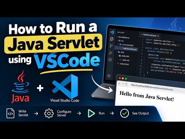 Run Java Servlets in VS Code Easily! 🚀 | Complete Setup & Tutorial