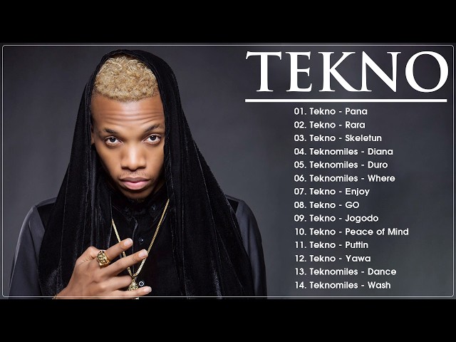 Tekno Nonstop Greatest Hits - Tekno Mix 2026 - Best Afrobeats & Afro-Pop Hits