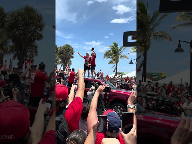 Parade Vibes: Panthers Back‑to‑Back Champs!