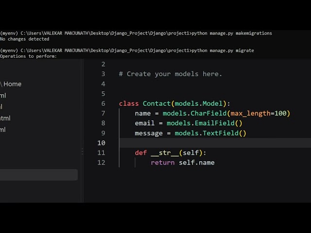 Django Models & Database   First Data ni Database lo Save Cheyadam 🗄️🐍   Part 10