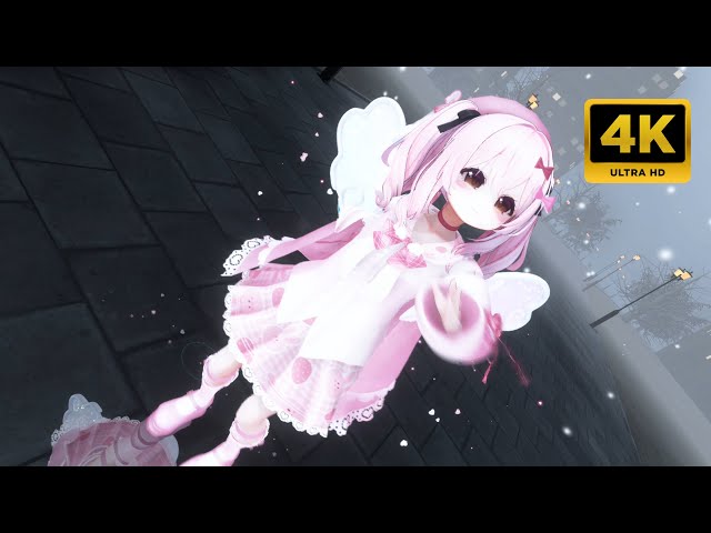 💃MMD💗Milltina ミルティナ (younger + pink hair) Decorator B【4K UHD】VRChat Nero's MMD world