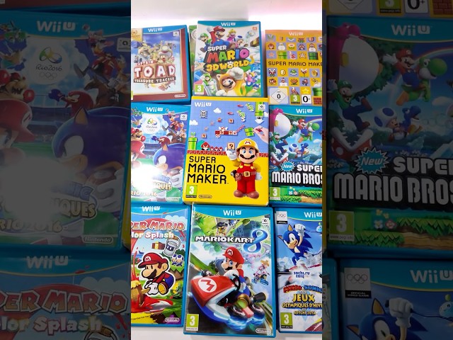 All Mario Wii U Games Collection