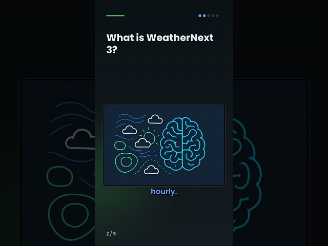 Google DeepMind launches WeatherNext 3 with hourly 5 km forecasts