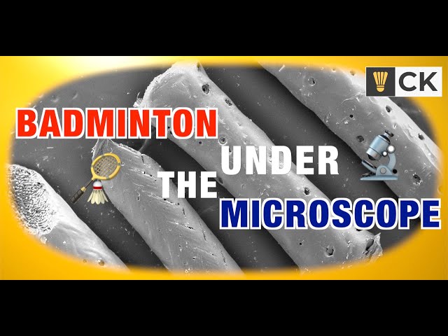 Yonex Badminton String Under The Microscope