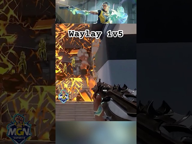 Waylay 1v5 Insane Clutch 😵 | Valorant Gameplay