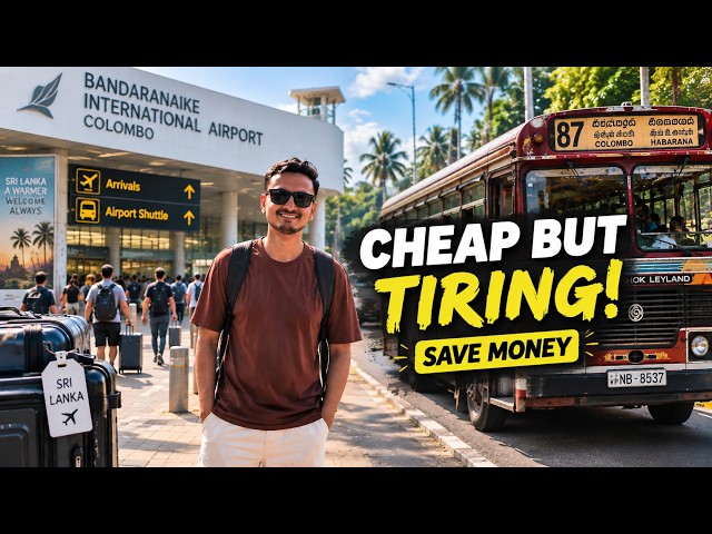 Colombo Airport to Sigiriya on a Budget | Sri Lanka Arrival Day