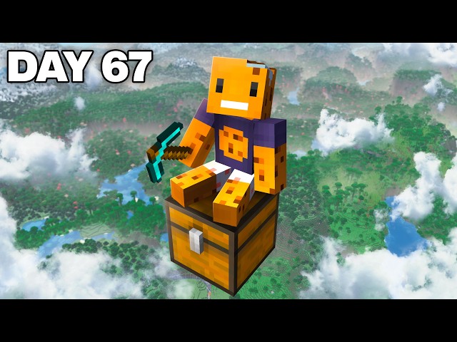 I Survived 100 Days on ONE CHEST in Minecraft Hardcore