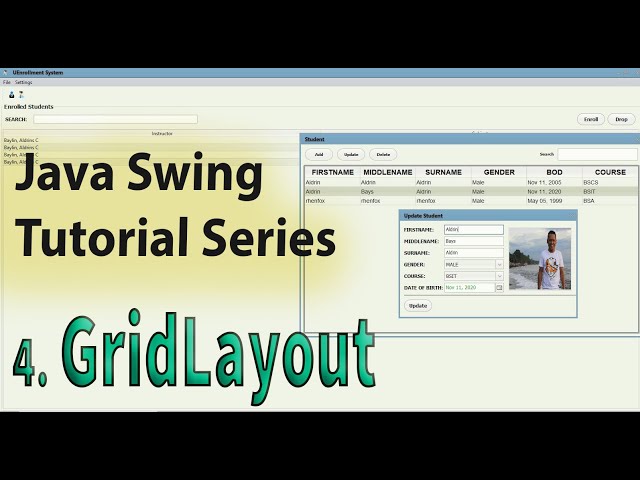 Java Swing Tutorial: 4. GridLayout tutorial and Demo | Tagalog