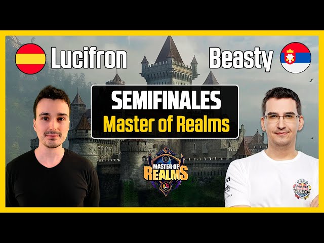 Lucifron VS Beasty #4 | SEMIFINALES del MASTER OF THE REALM | Age of Empires 4