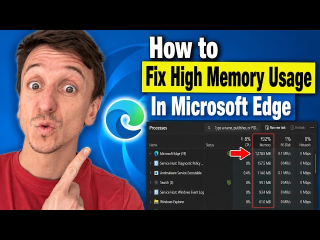 How To Fix High Memory Usage In Microsoft Edge (2026)