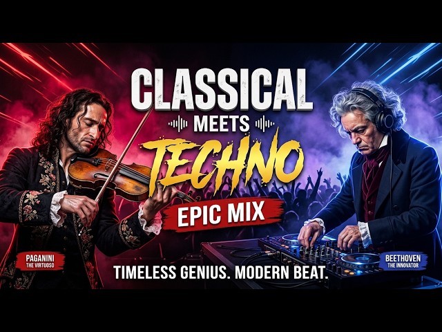 Mozart vs Vivaldi: Epic Classical Techno Battle Mix For Gym | Master Your Mindset Fast