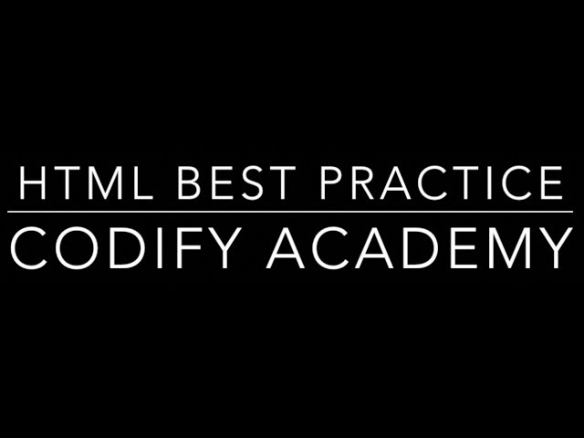 Top 8 HTML pro tips