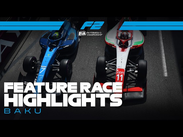 F2 Feature Race 2 Highlights | 2026 Azerbaijan Grand Prix