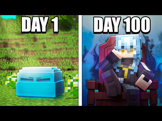 I Survived 100 days in TENSURA Minecraft...