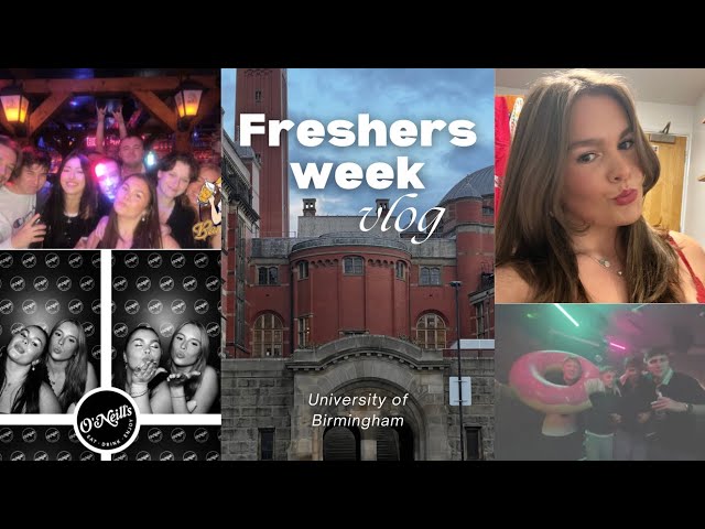University of Birmingham Freshers Week Vlog | Realistic Student Life & Nights Out