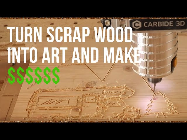 Turn Scrap wood Into Money With A CNC. This is an easy DIY project made out of scrap wood for $$$